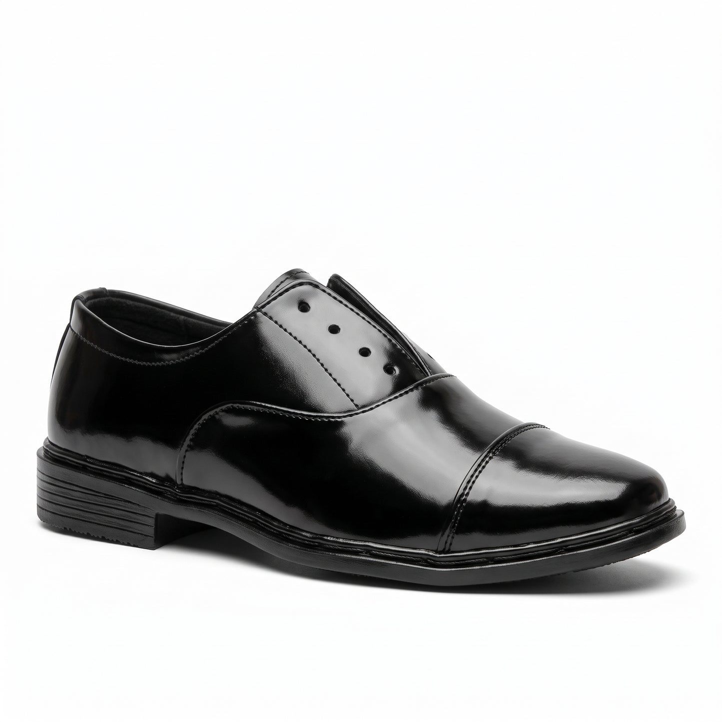 Men’s Black Loafer-Style Slip-On Shoes – Stylish & Comfortable