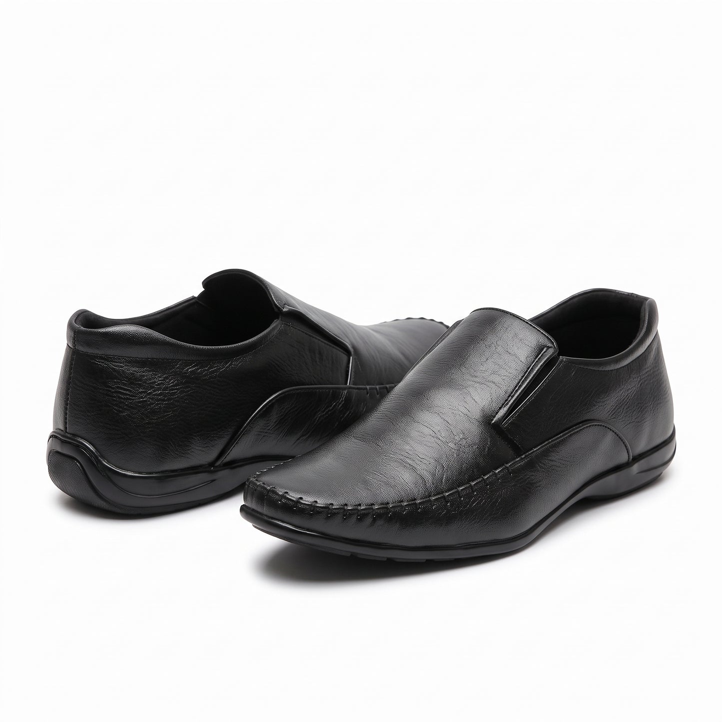 Men’s Black Office Shoes – Comfortable Formal Work Shoes