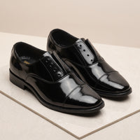 Men’s Black Loafer-Style Slip-On Shoes – Stylish & Comfortable